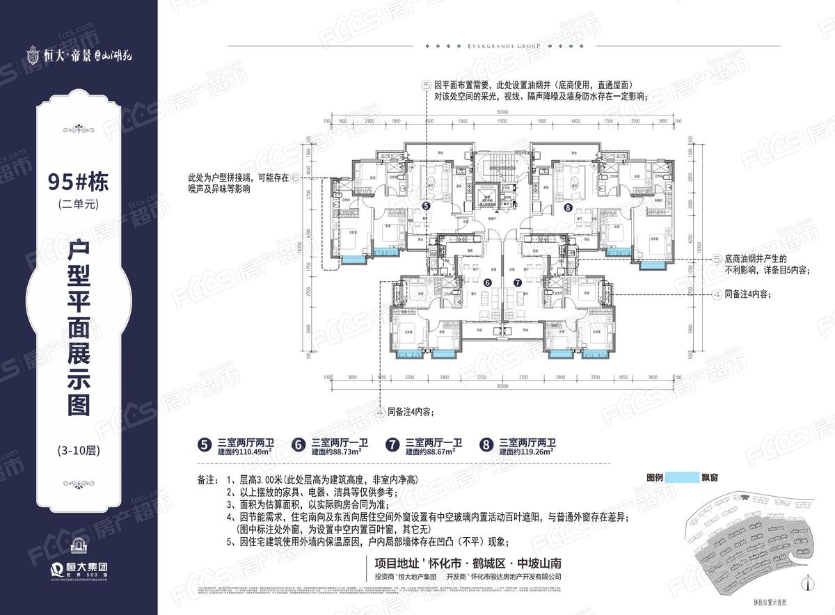 恒大帝景位置在哪里恒大帝景户型怎么样