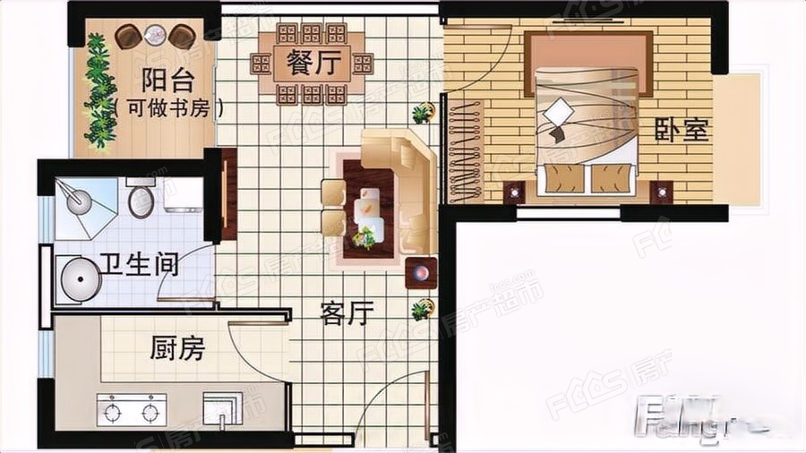 恒大金碧天下二期楼盘户型图2