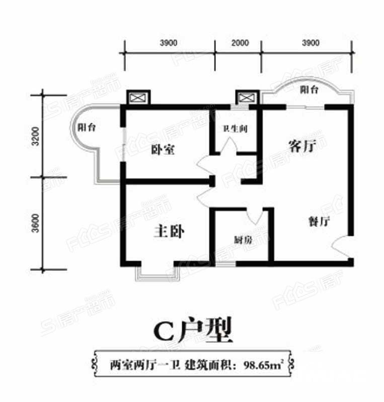 云溪东境楼盘户型图2