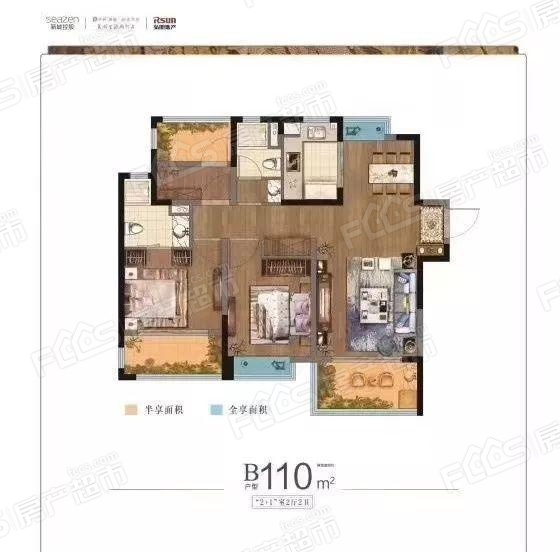 新保弘领东苑楼盘户型图3
