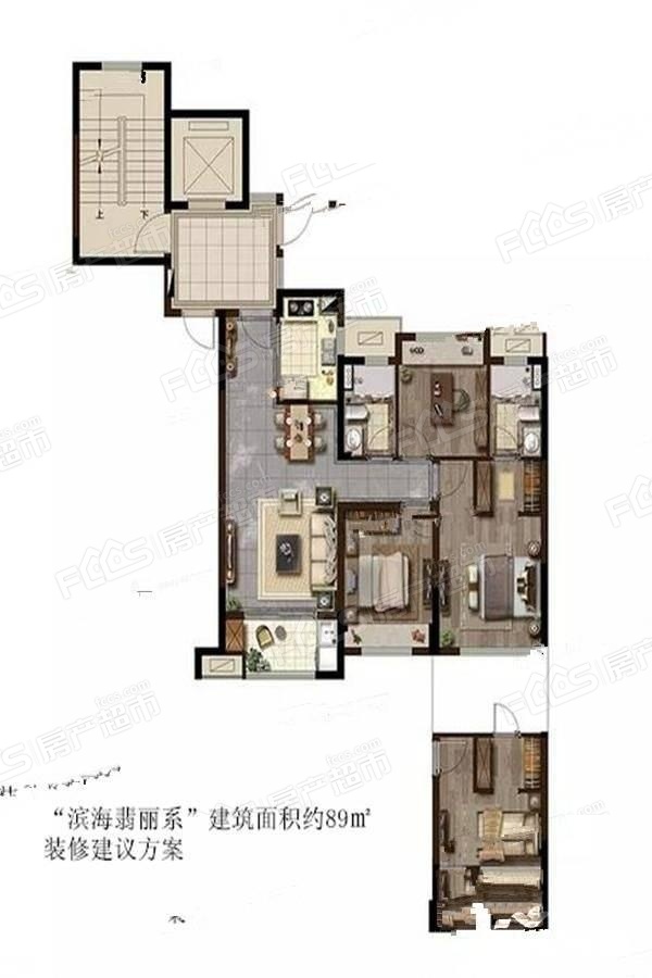 德信阳光城翡丽云邸楼盘户型图1