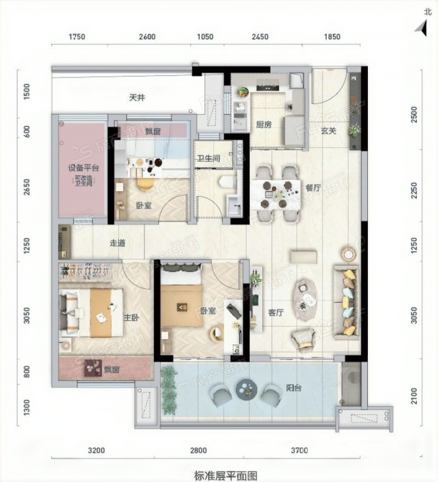 十堰碧桂园惠智城楼盘户型图2