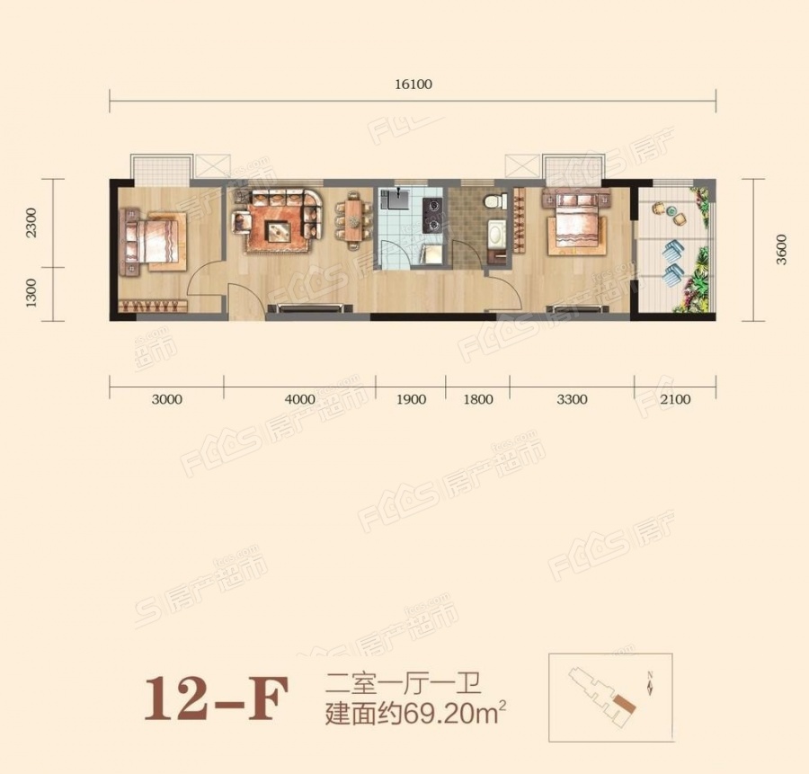 恒昇聚龙湾楼盘户型图2