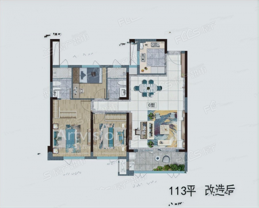 德化隆恩阳光城丽景湾楼盘户型图2