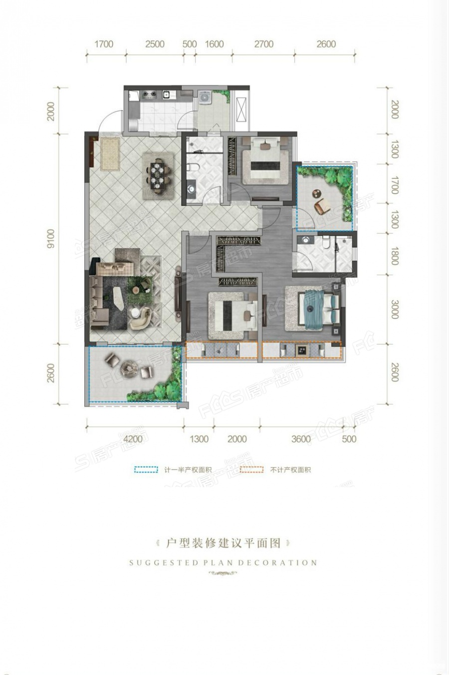 绵州水郡三期户型图图片