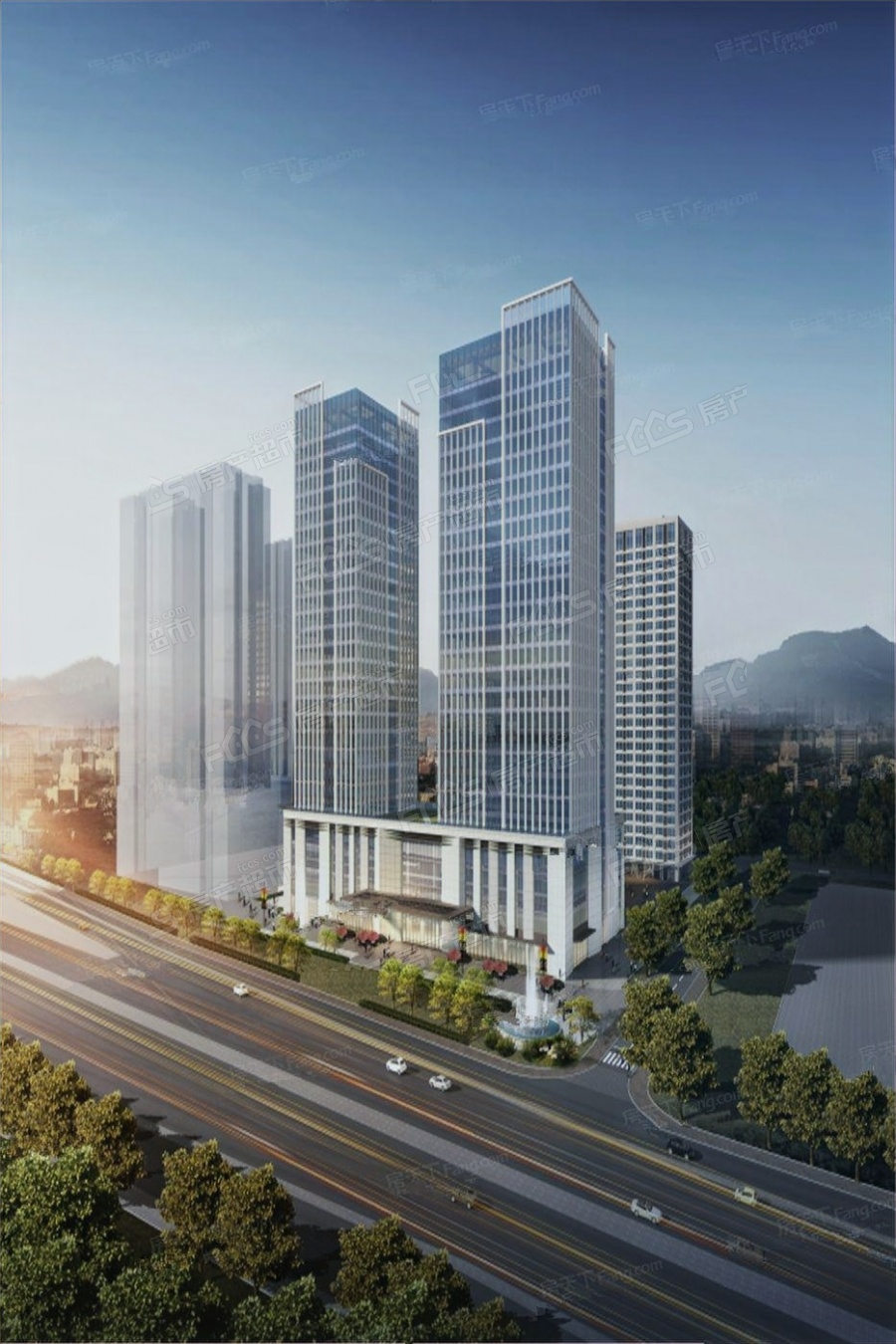 西安广成国际中心楼盘效果图1
