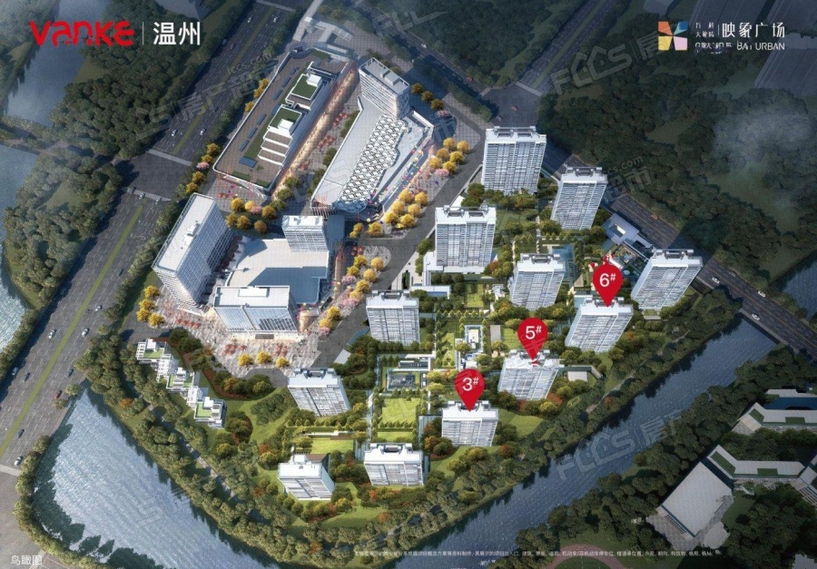 万科映象广场楼盘效果图2