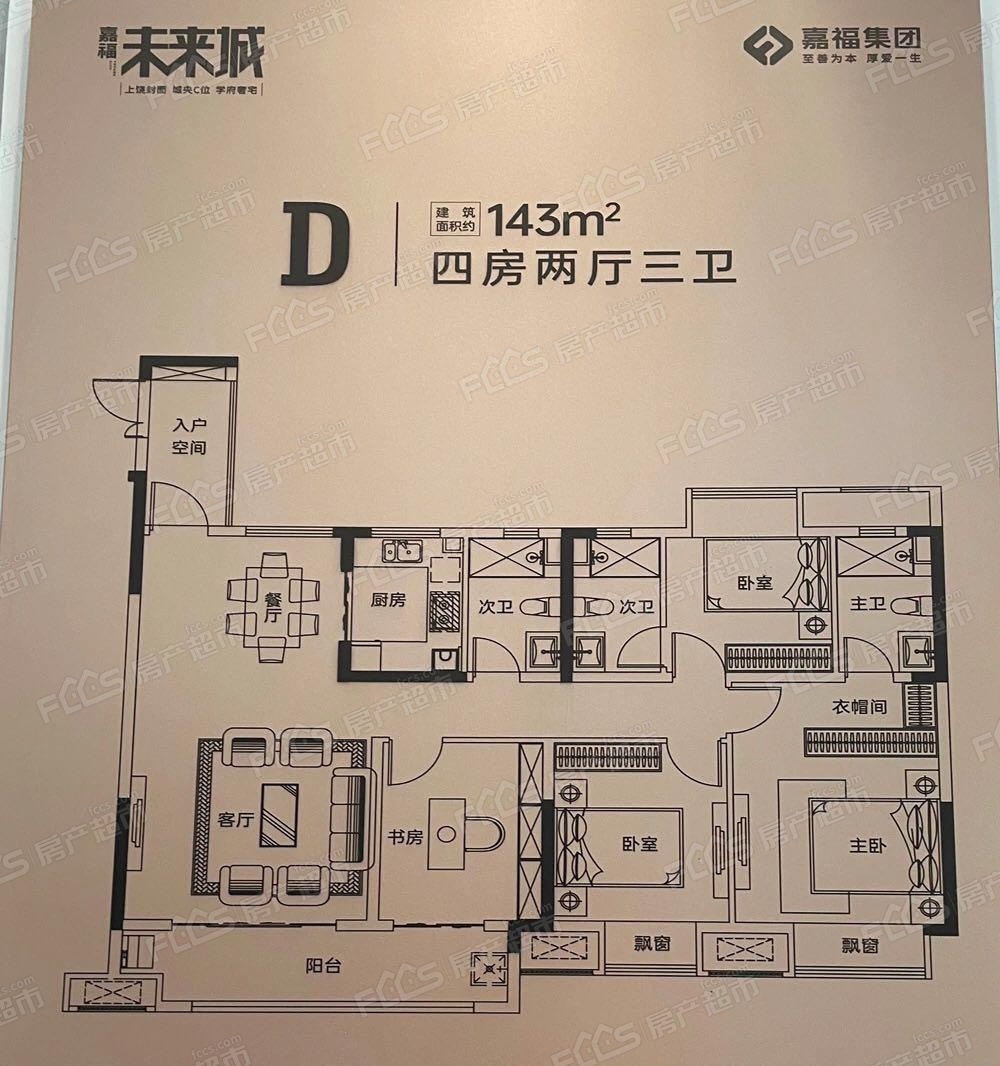 嘉福未来城户型图图片