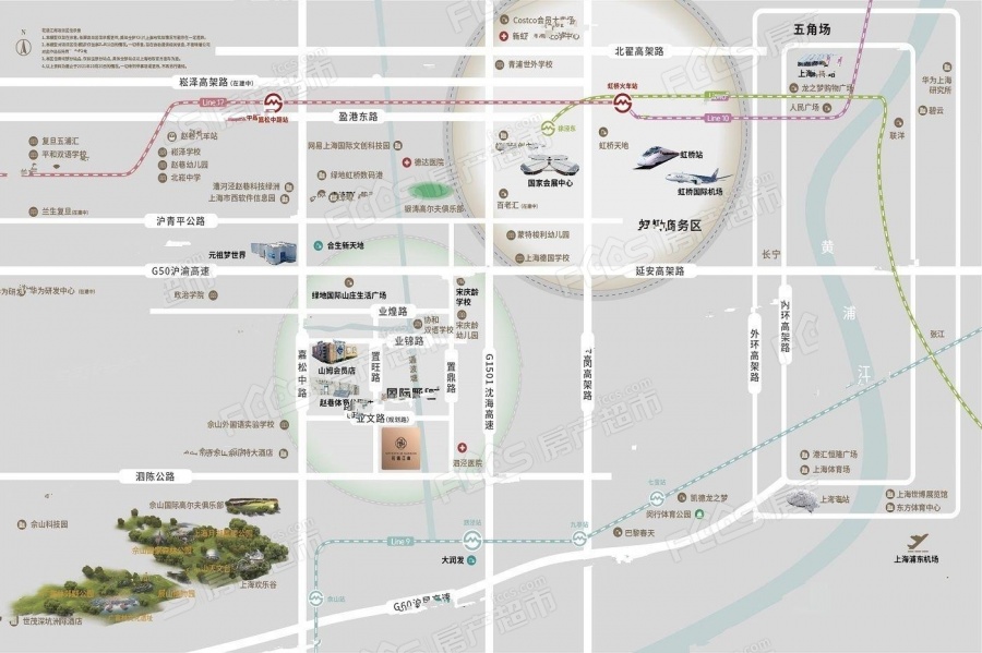 中国铁建花语江南楼盘位置图1