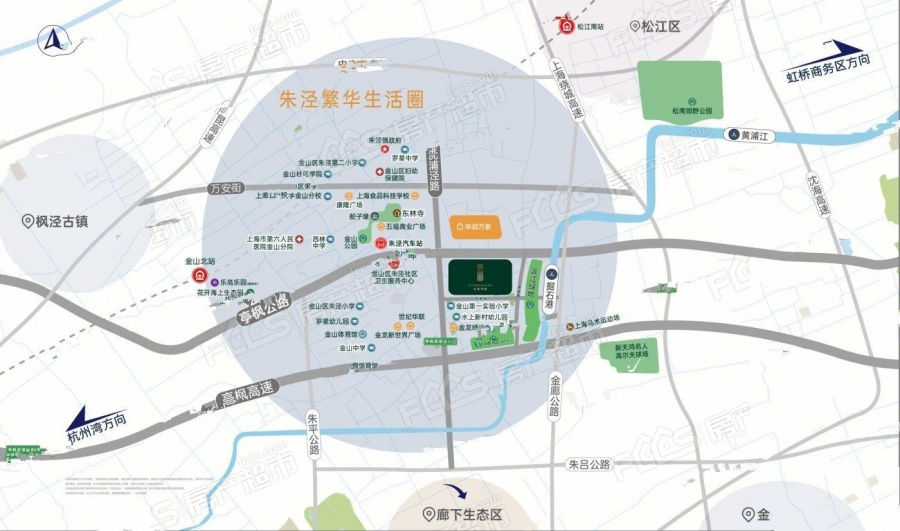 水尚华庭楼盘位置图1