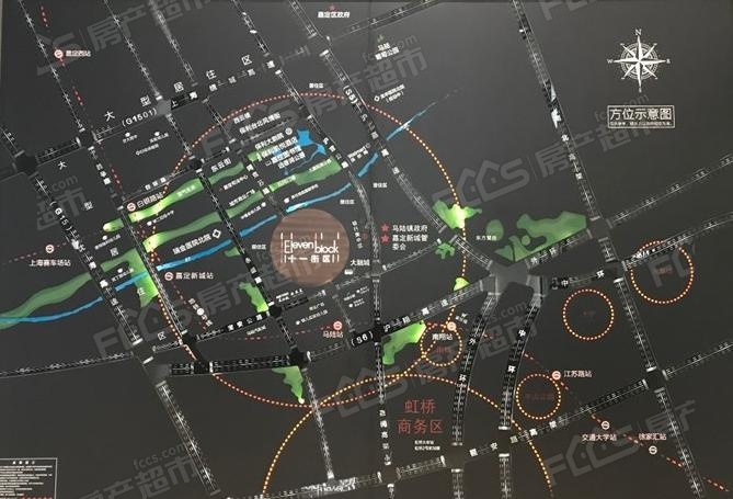 十一街区楼盘位置图1