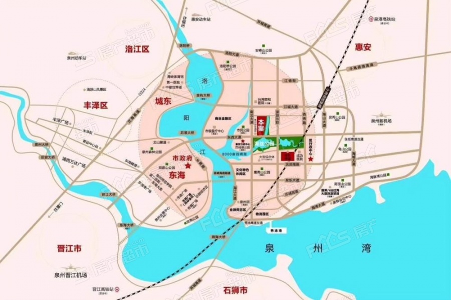 晖盛海湾国际楼盘位置图1