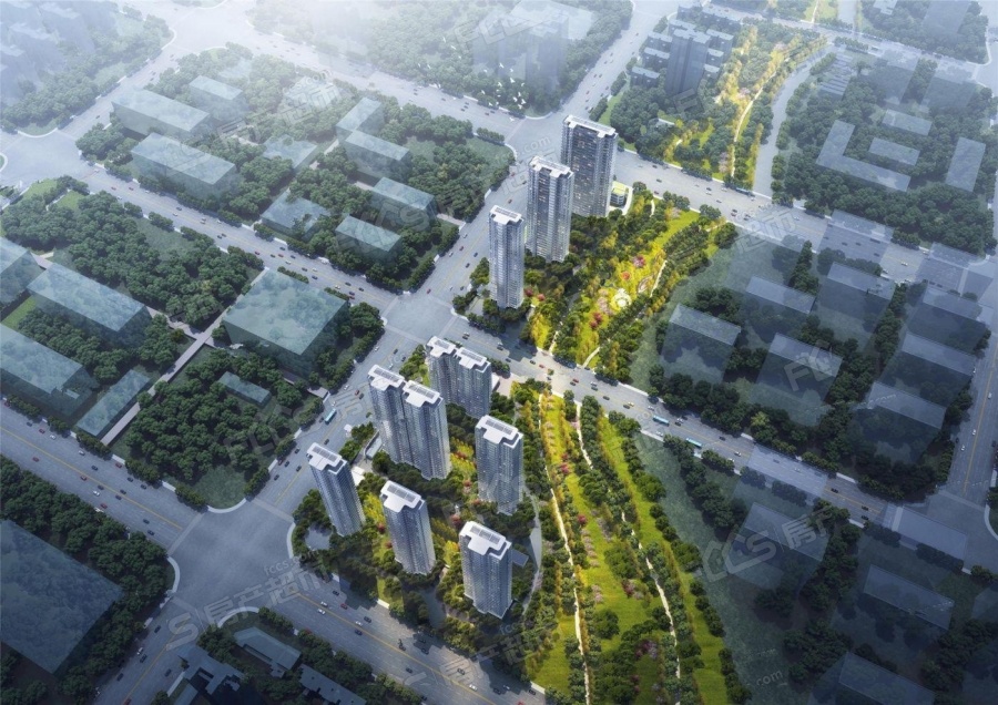 光谷翡丽天玺楼盘效果图2
