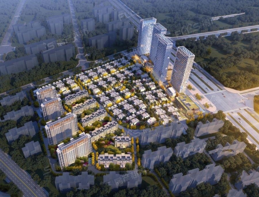 西咸城投新华阙楼盘效果图2
