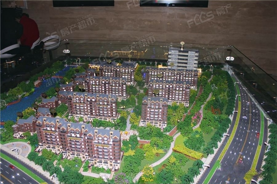 山水香堤溪墅楼盘总平图1