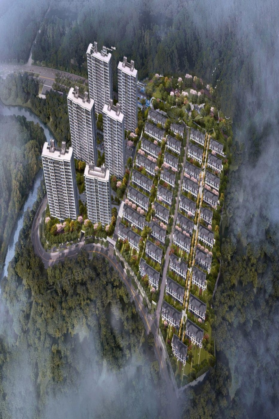 新鸿云著楼盘效果图2