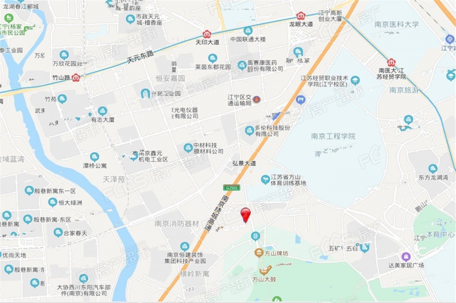 樾山林语楼盘位置图1
