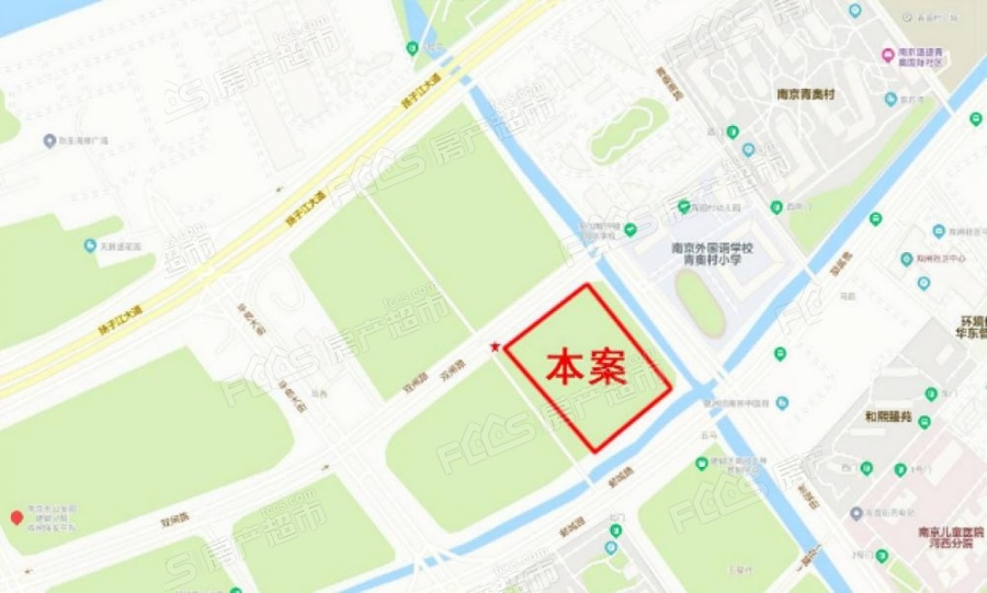 融创滨江ONE楼盘位置图1