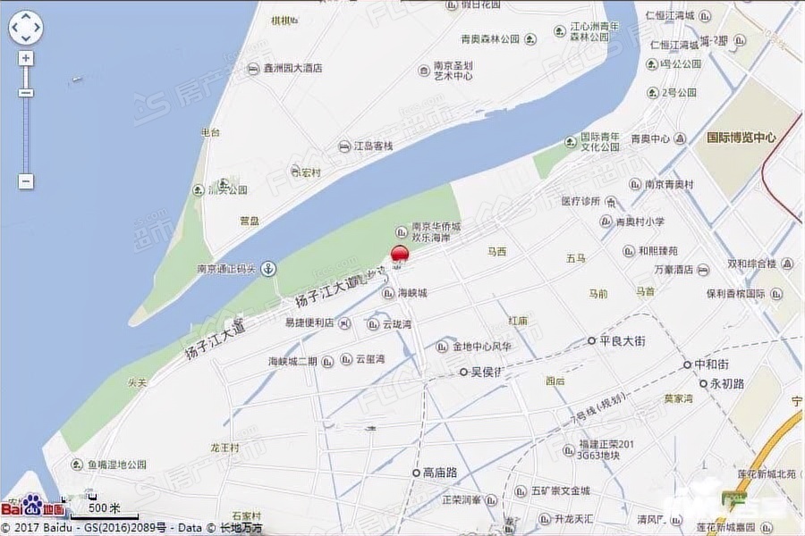 华侨城欢乐滨江楼盘位置图1