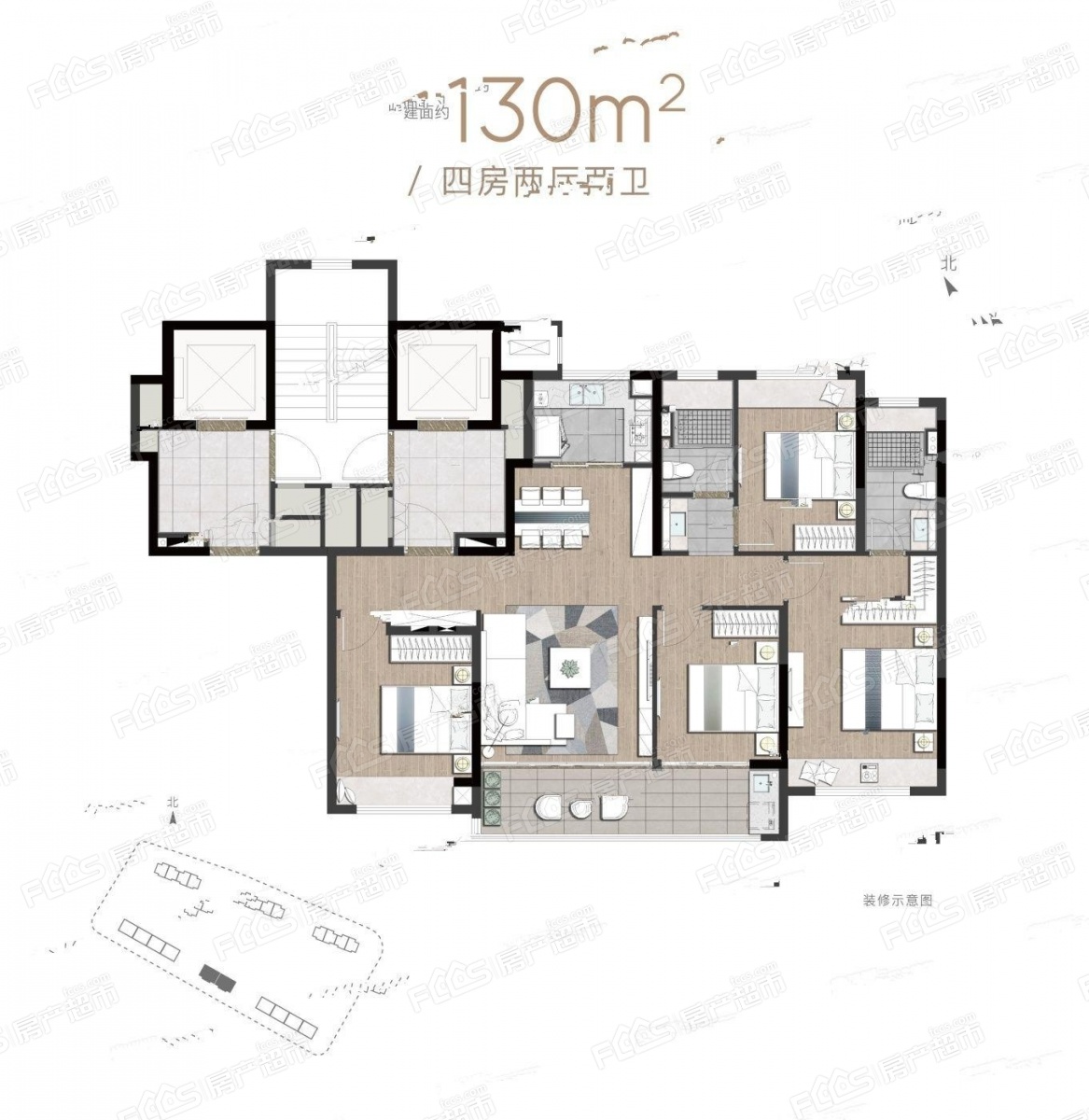 新保弘领东苑户型图图片