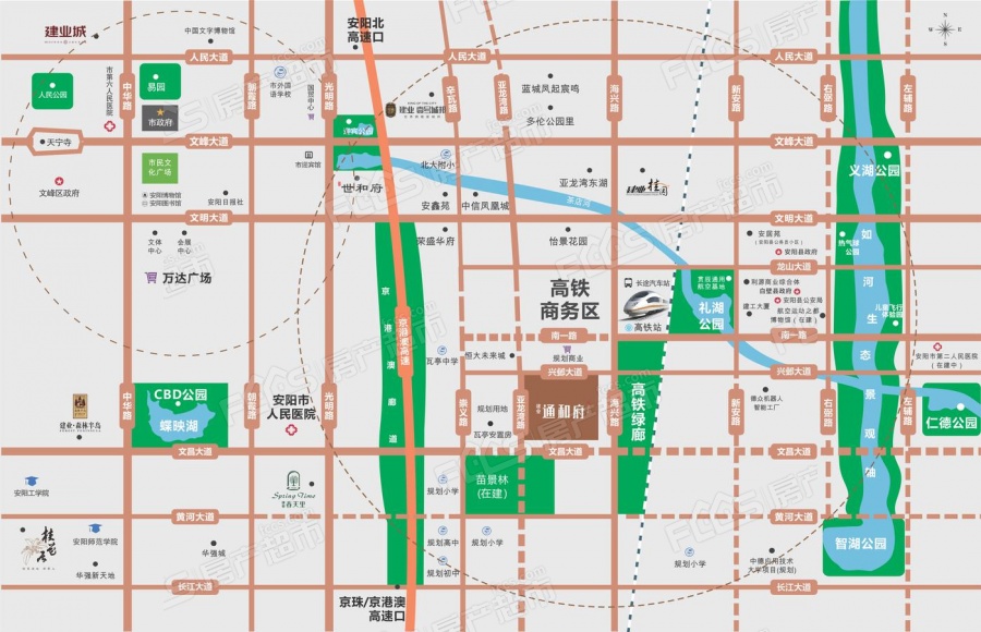 建业通和府楼盘位置图1