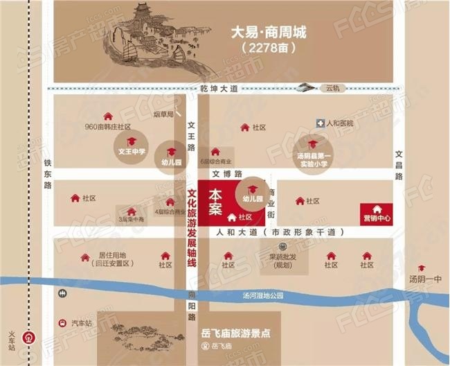 金都乾城楼盘位置图1