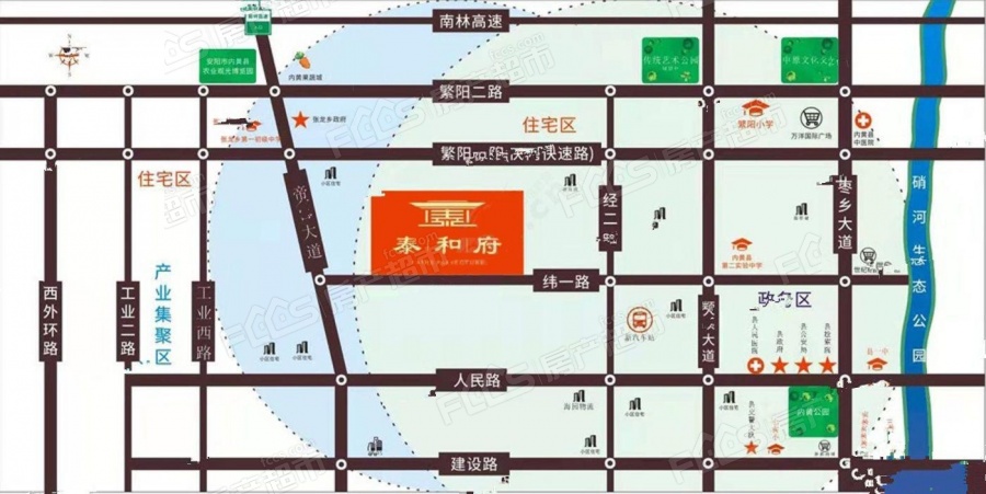 泰和府楼盘位置图1