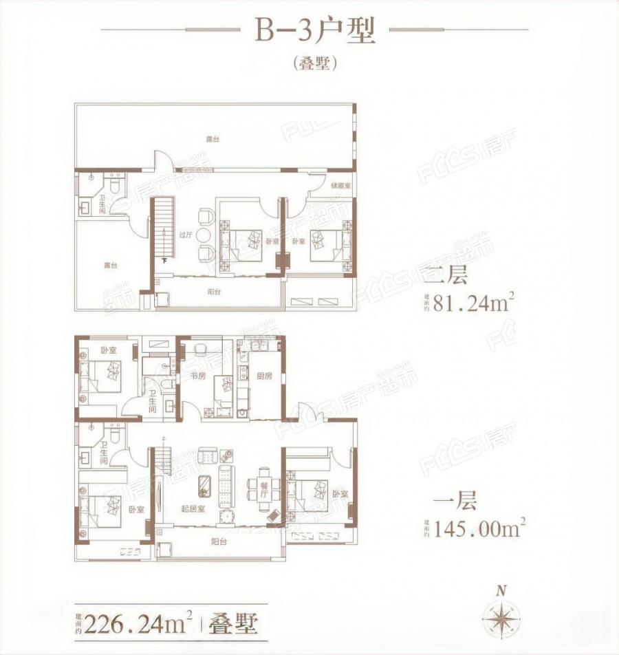 佳田梧桐上苑楼盘户型图1