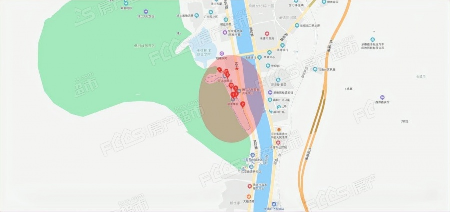 丽景华庭二期楼盘位置图1