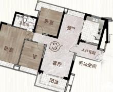 3室2厅2卫的户型图