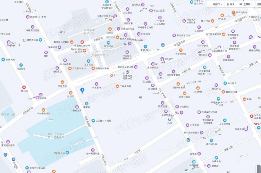 海珂花郡南粱府楼盘位置图1