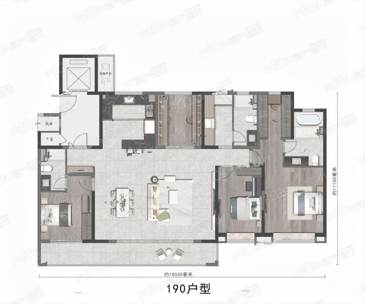 渭南万科城户型图图片