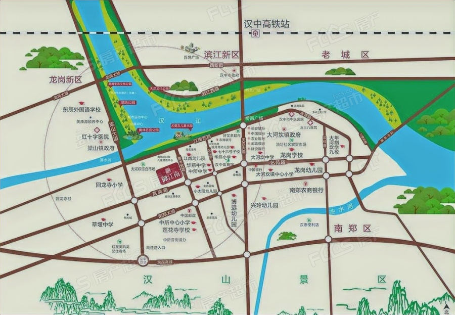 御江南楼盘位置图1