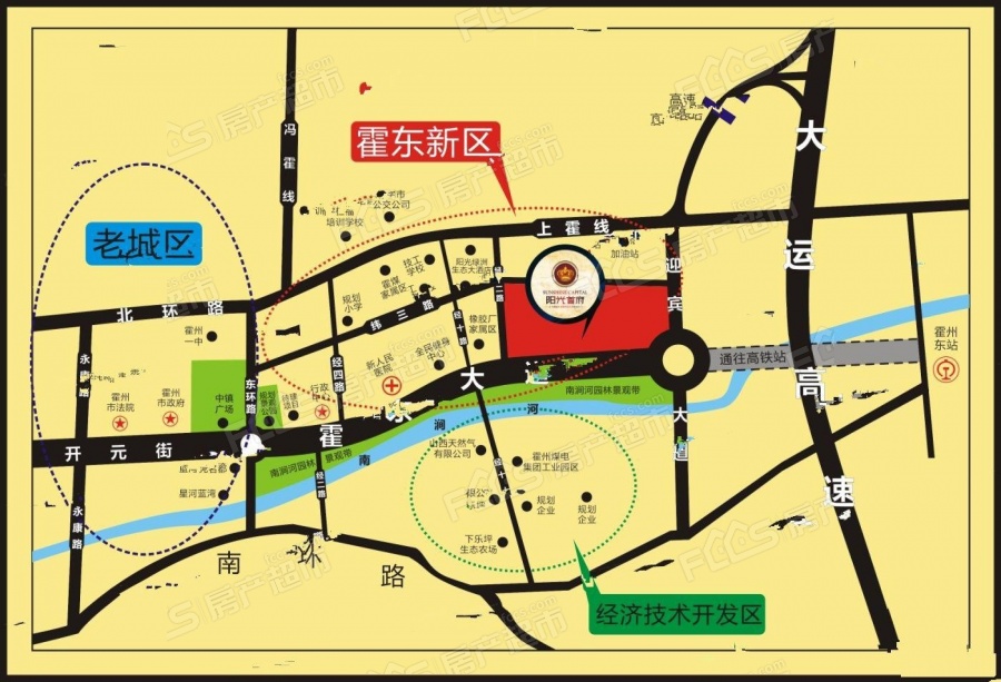 阳光首府楼盘位置图1