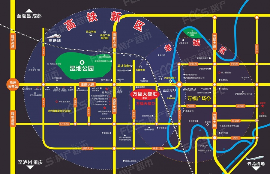 万福天樾楼盘位置图1