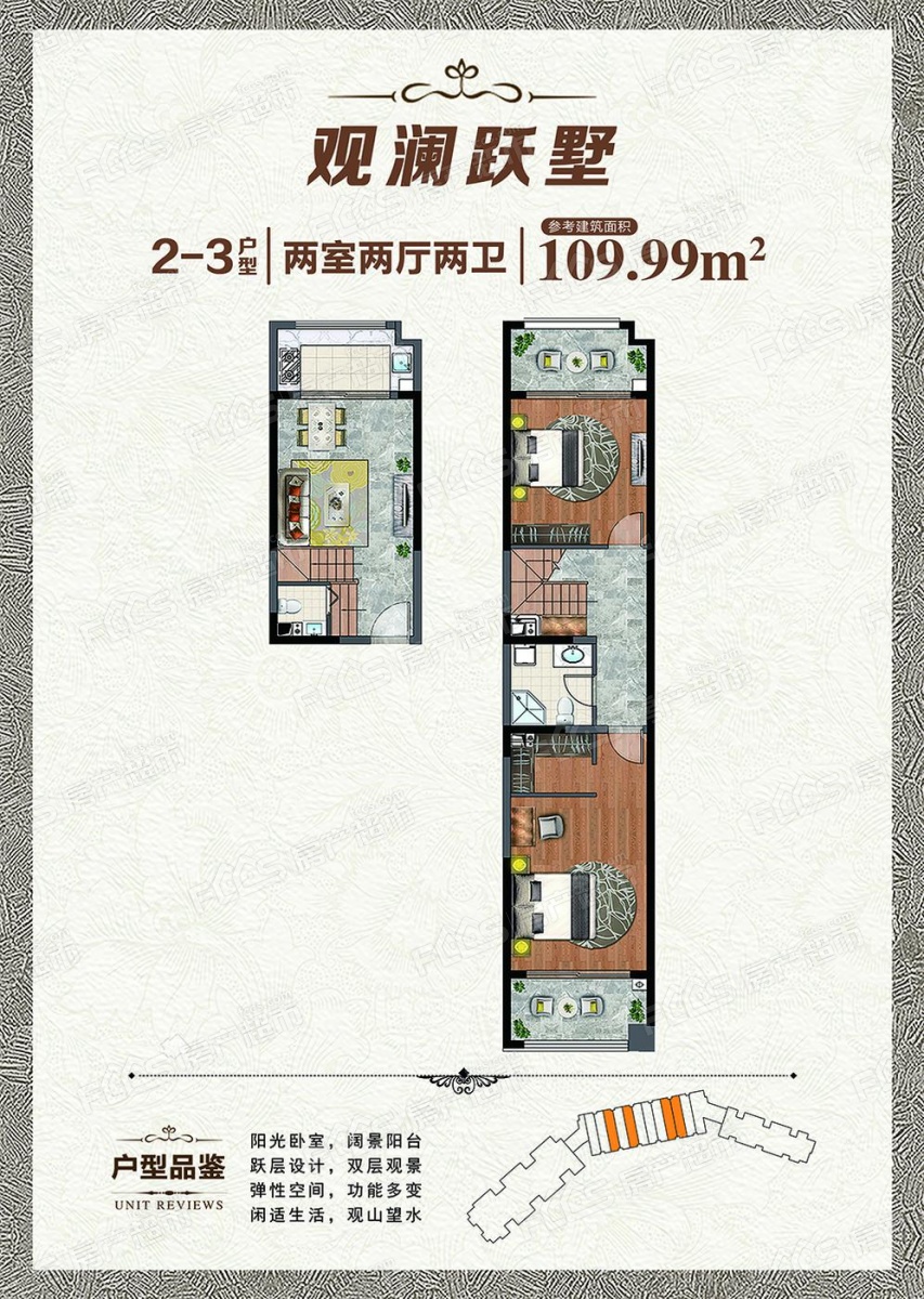 2室2厅1卫2阳台