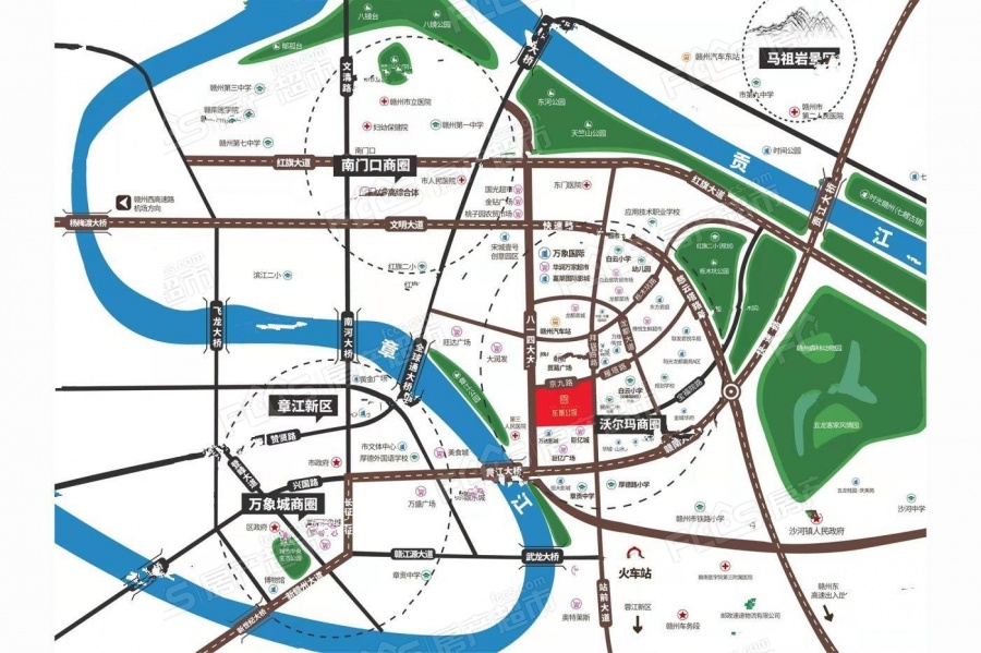东城公馆楼盘位置图1