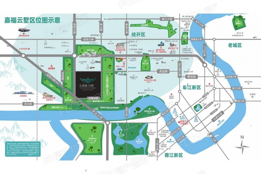 嘉福云墅楼盘位置图1