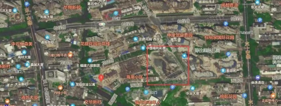 阳光城龍庭路95號楼盘位置图1