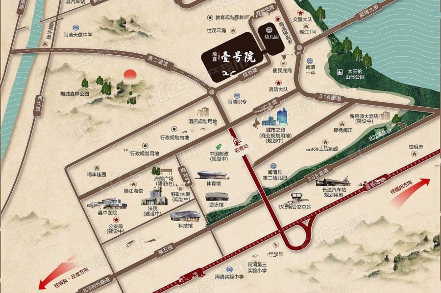 瑞鑫壹号院楼盘位置图1