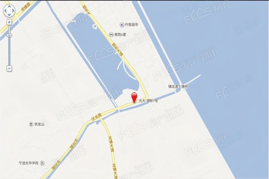 光大湖畔1号楼盘位置图1