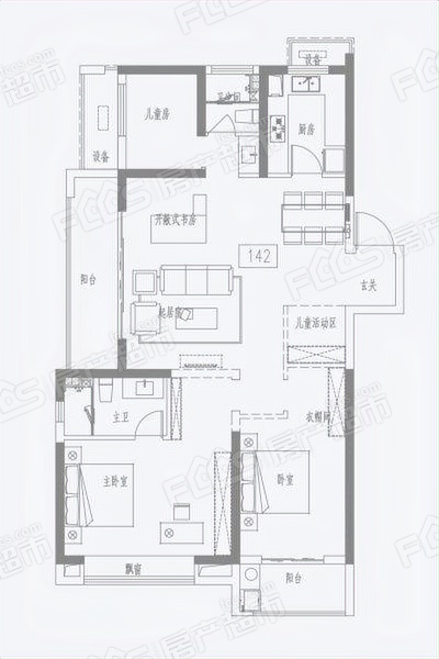 金源星萃璟庭楼盘户型图2