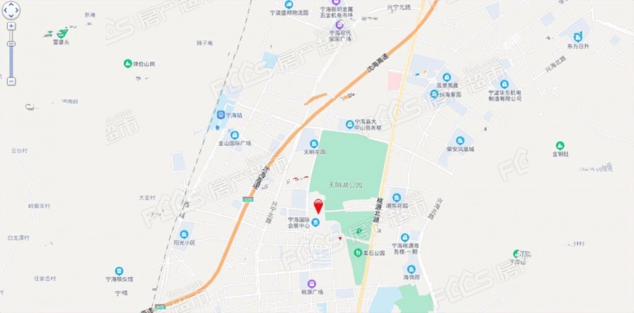 得力蒲湖花园二期楼盘位置图1