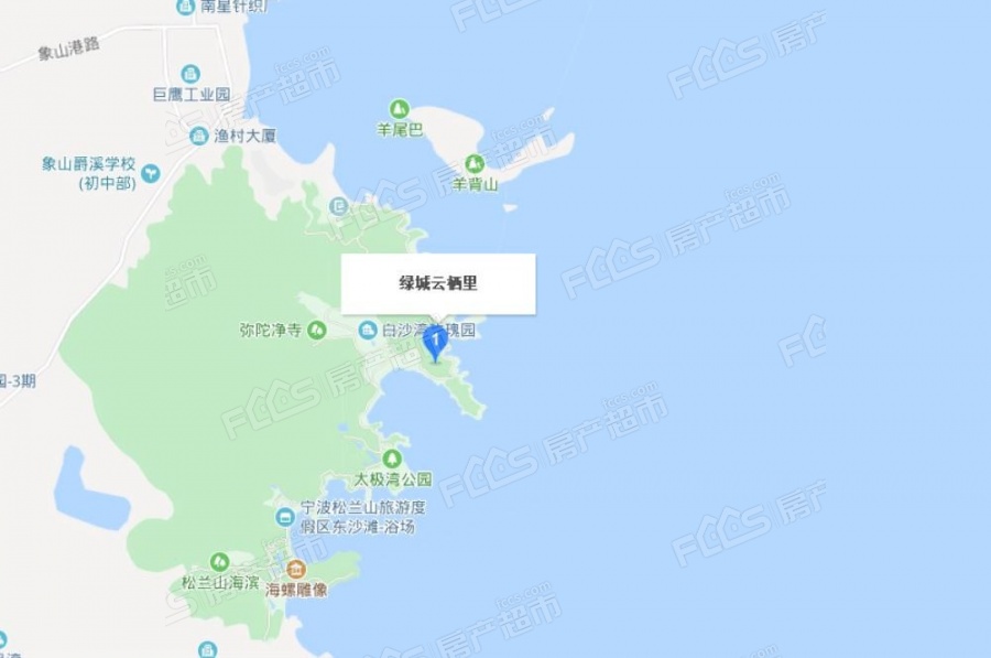 绿城雲栖里楼盘位置图1