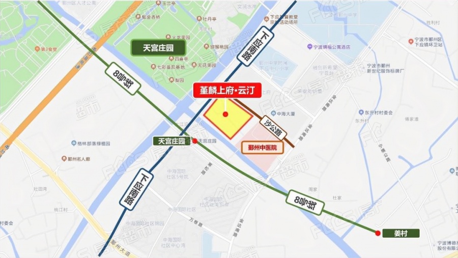 堇麟上府云汀楼盘位置图1