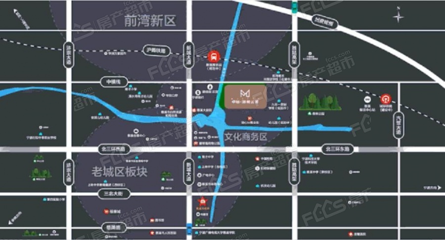 卓越湖樾云著花苑楼盘位置图1