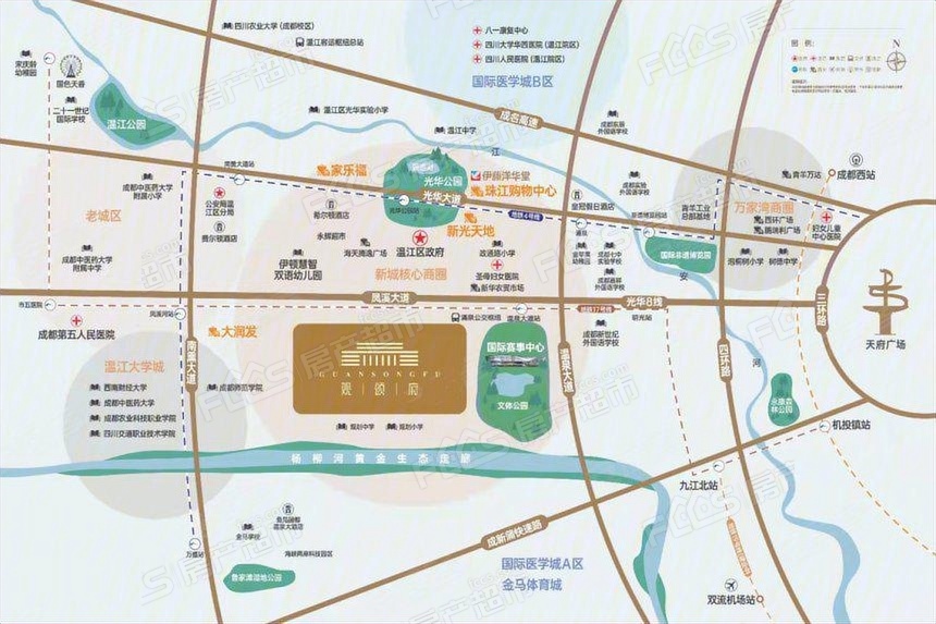 观颂府楼盘位置图1