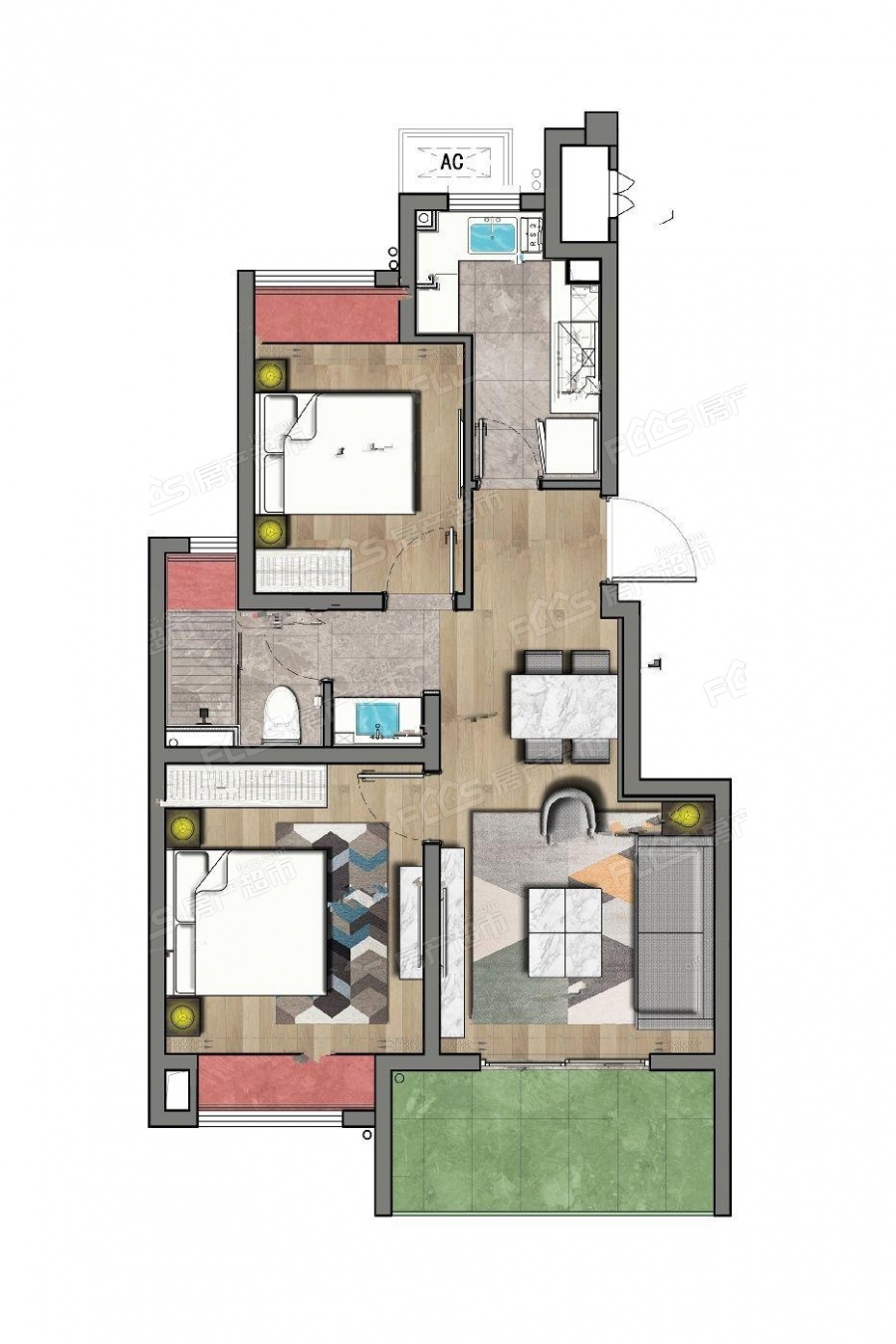「首开安澜如院户型尺寸图一览，小区容积率多大？」- 南通房产超市