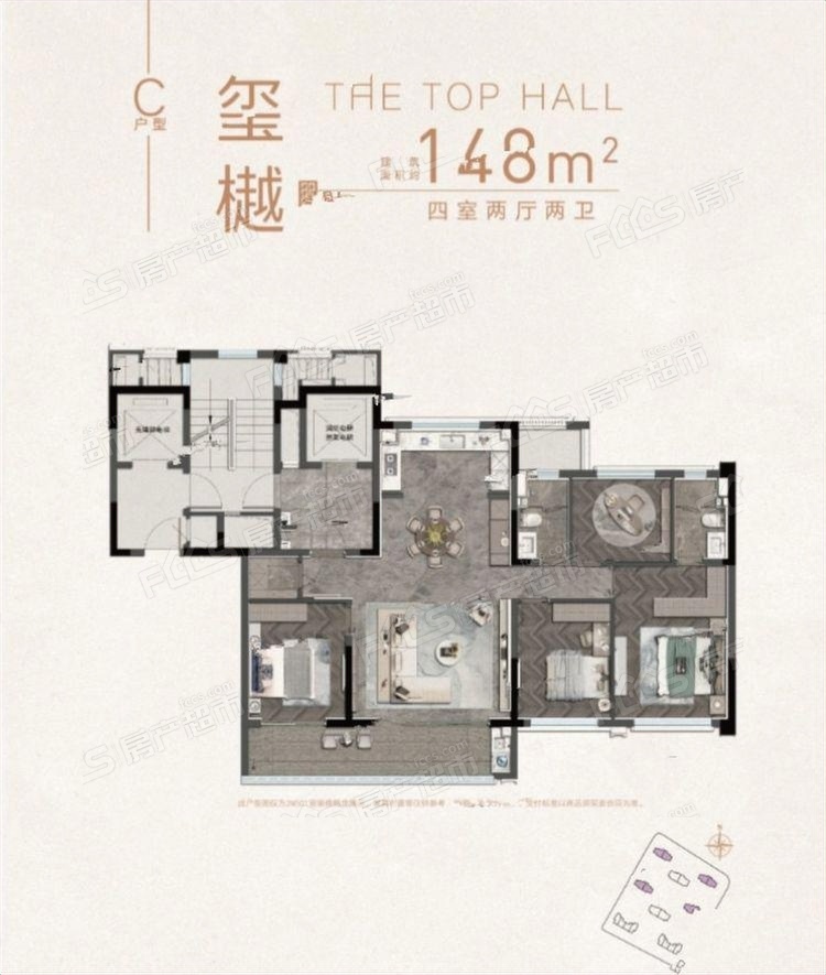 「中海玖樾小区平面图概览,一共多少户?」- 宁波房产超市