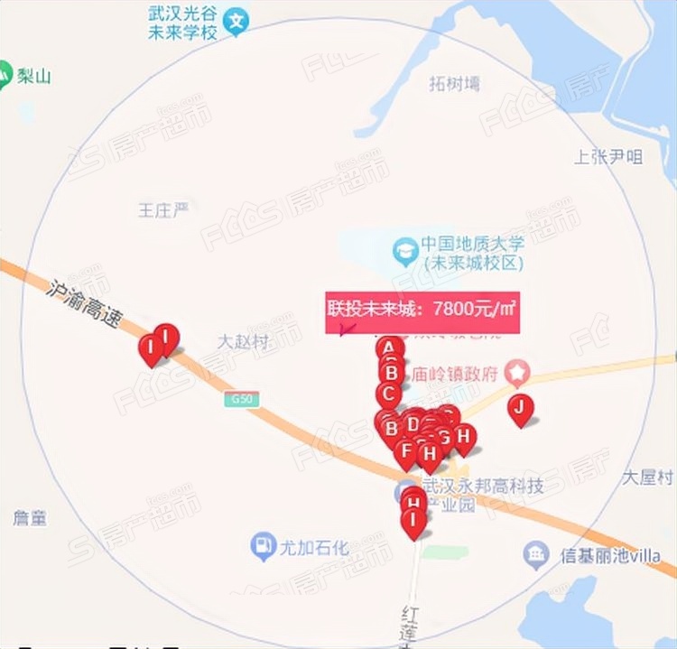 联投未来城楼盘位置图1